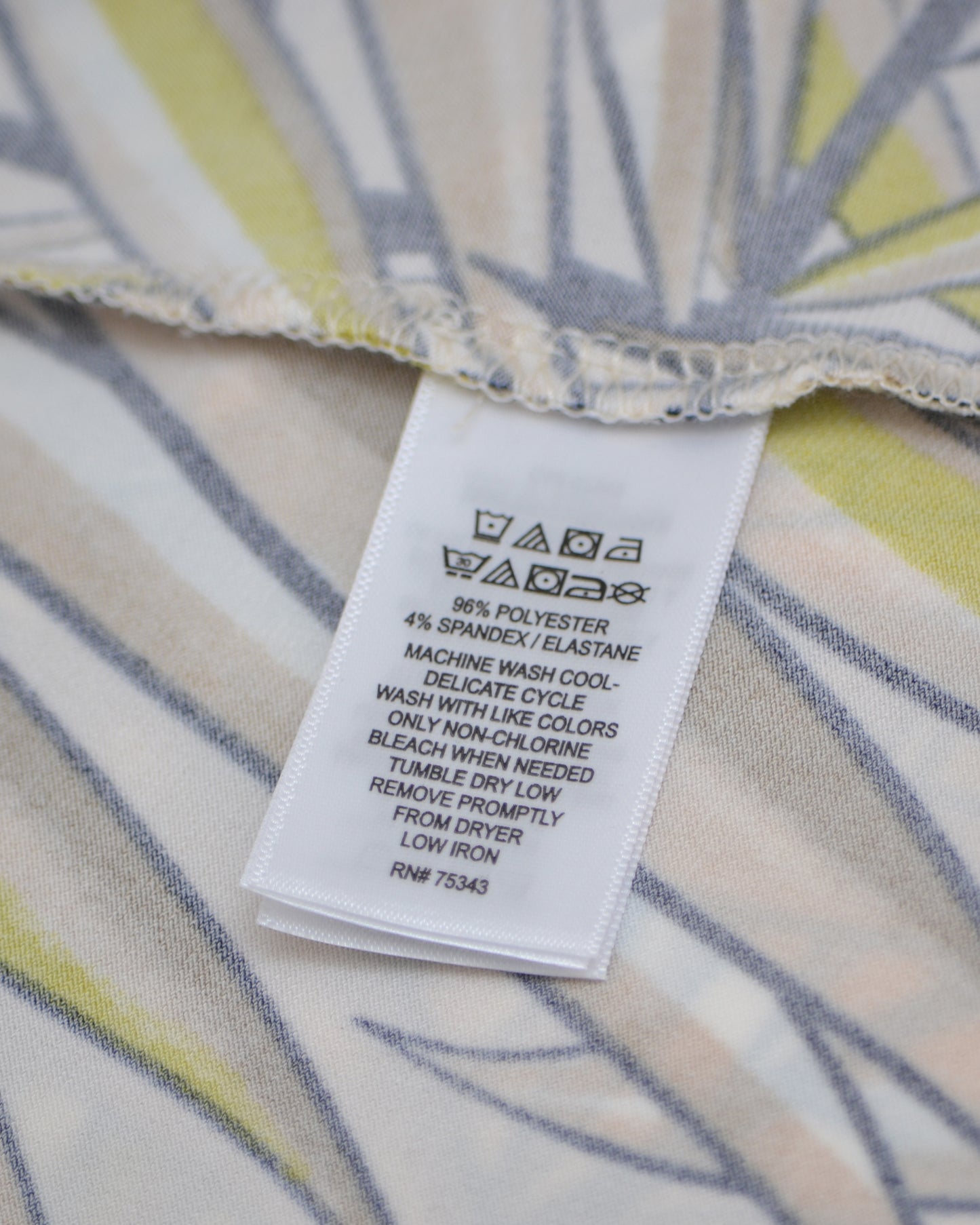 Tahari Print blouse