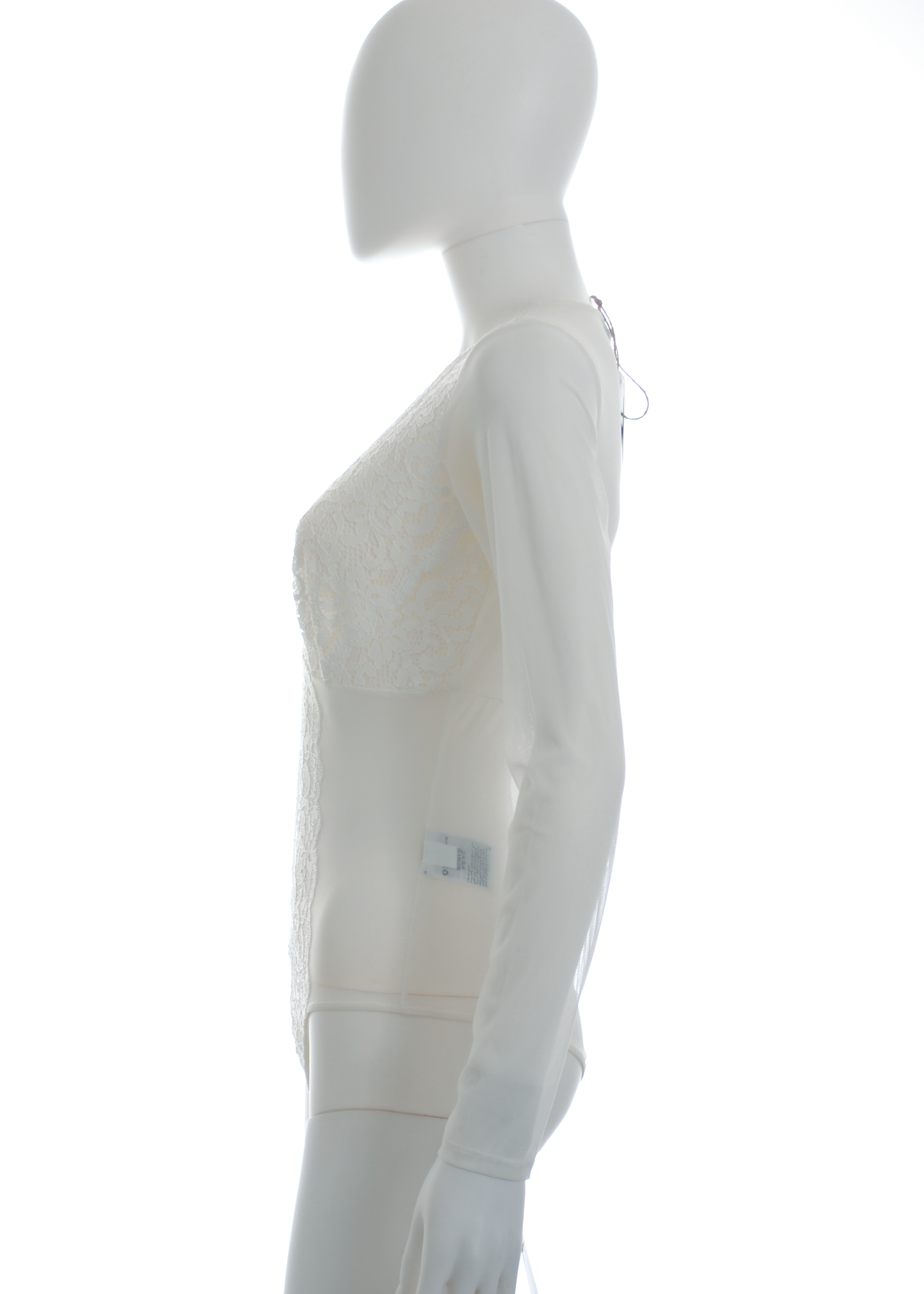 INC White Lace Bodysuit