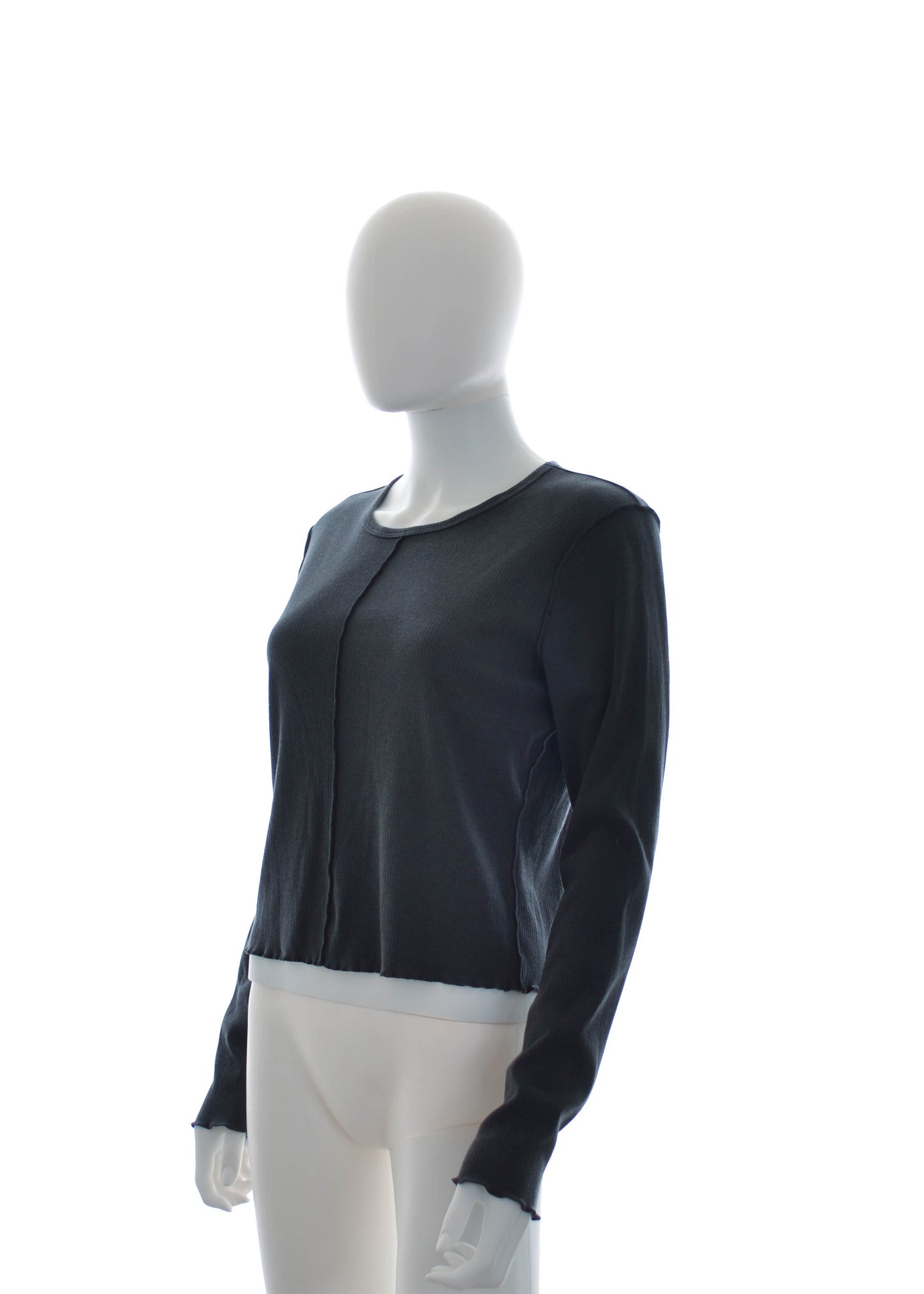 Arizona Phantom Gray Long Sleeve Round Neck Tshirt