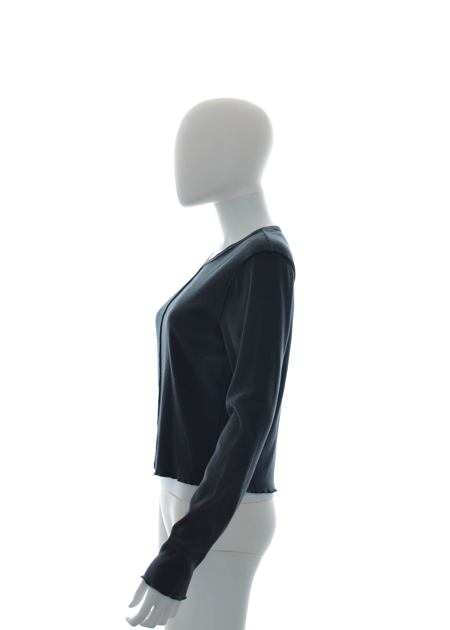 Arizona Phantom Gray Long Sleeve Round Neck Tshirt