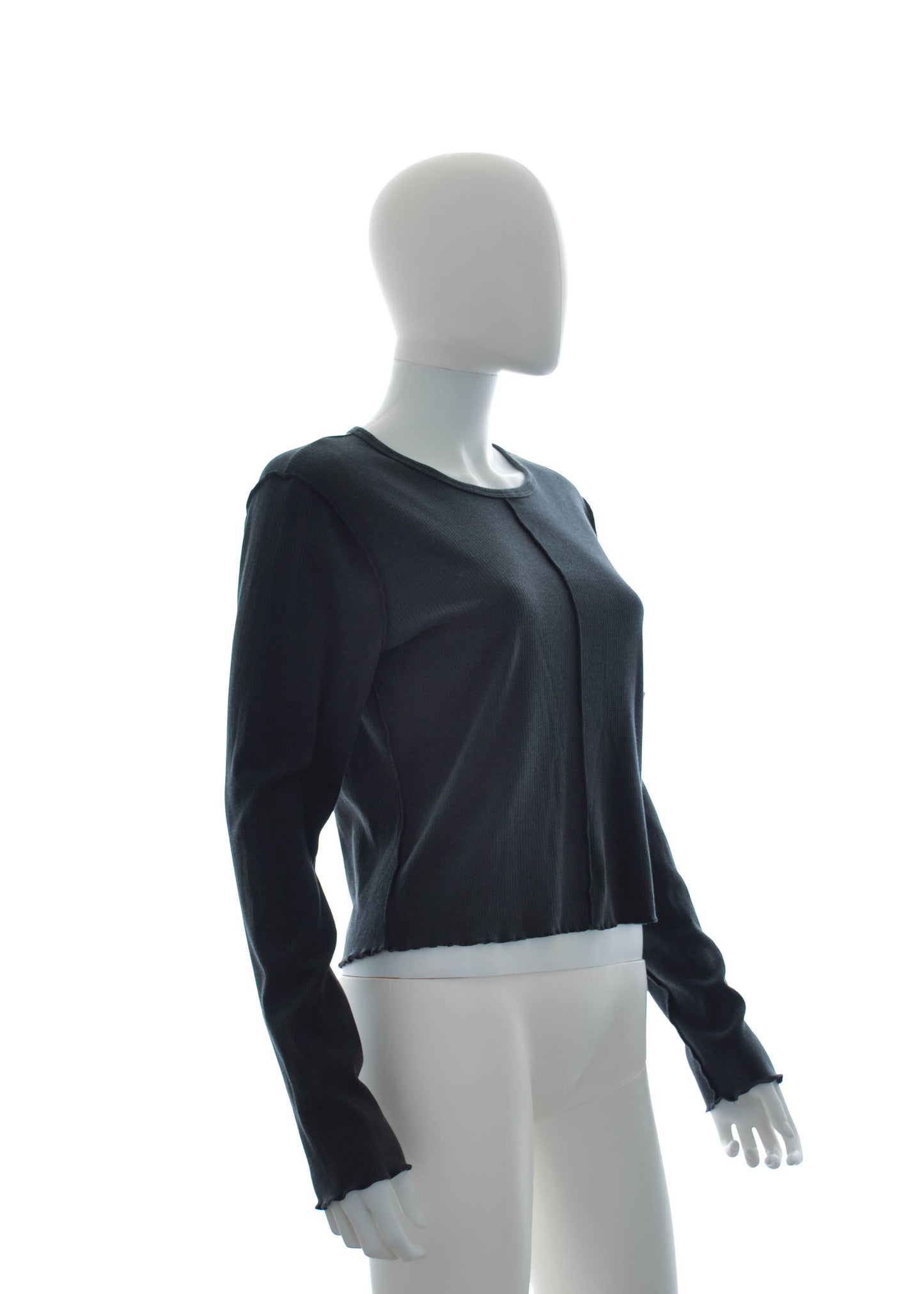 Arizona Phantom Gray Long Sleeve Round Neck Tshirt
