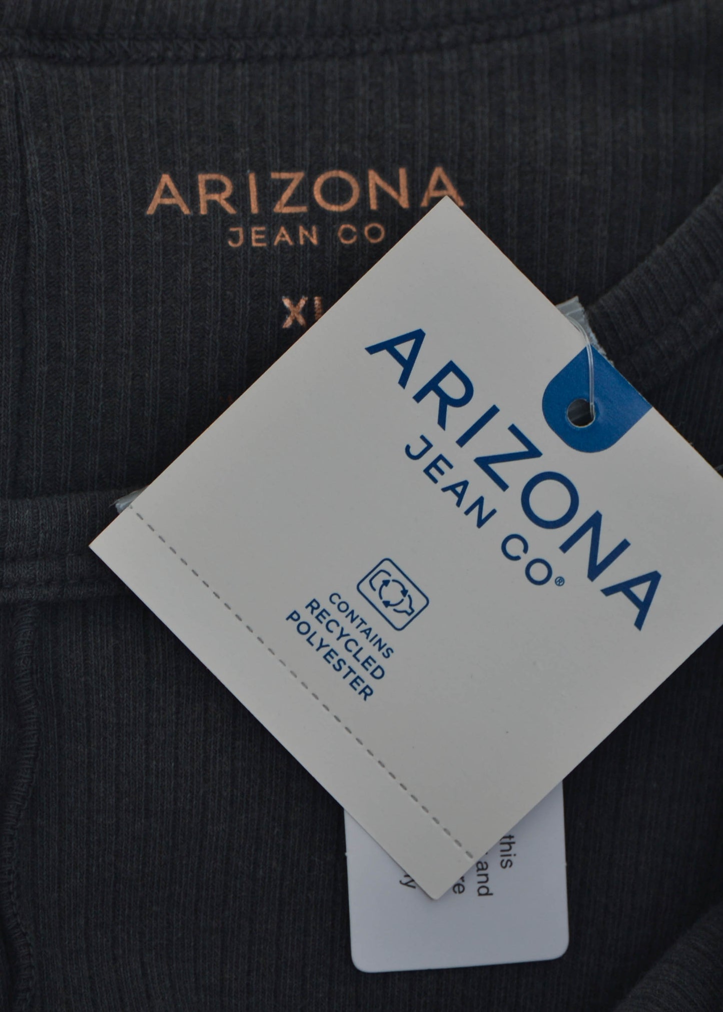 Arizona Phantom Gray Long Sleeve Round Neck Tshirt
