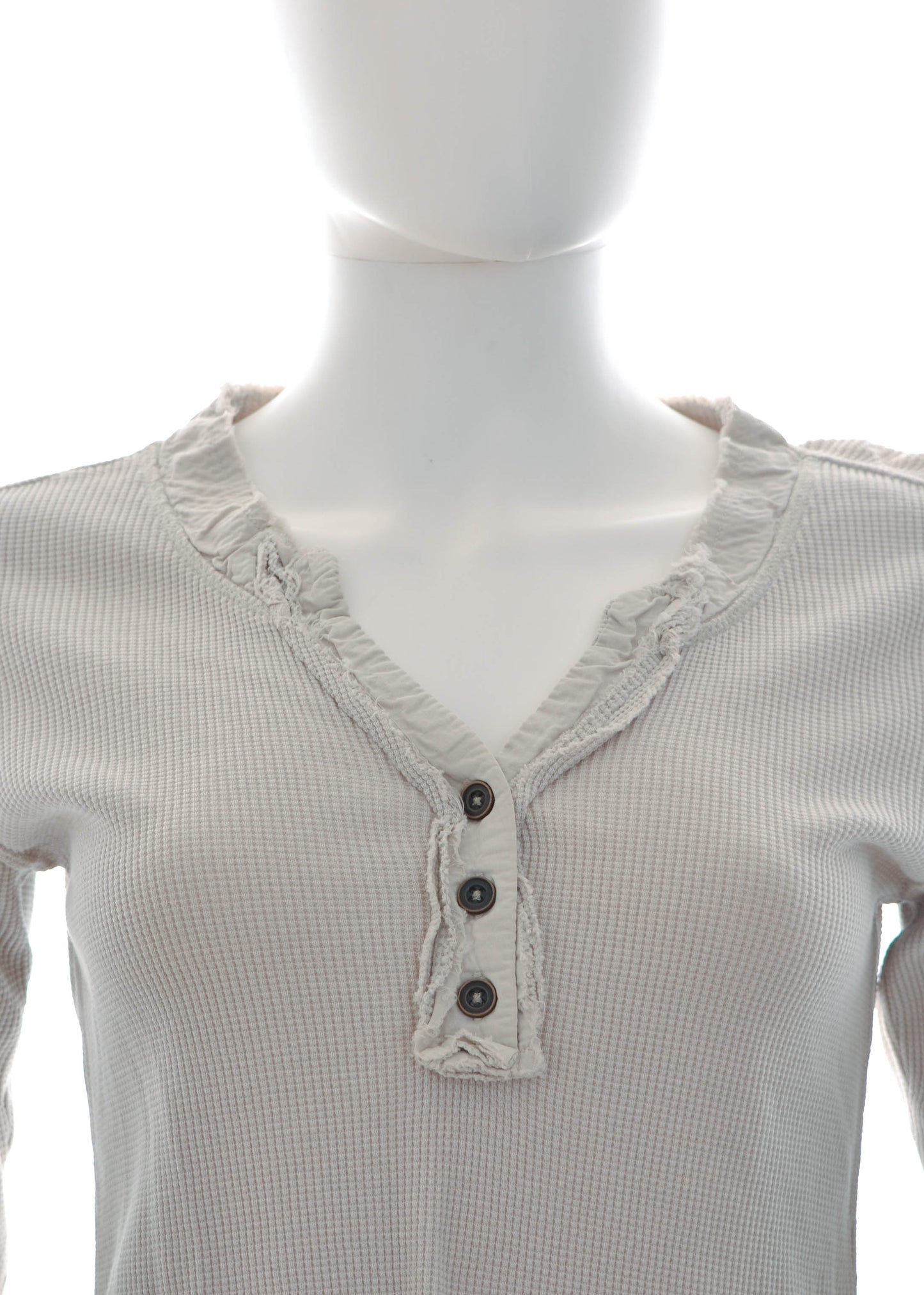 Arizona Pebble Beach Long Sleeve Waffle Knit Shirt