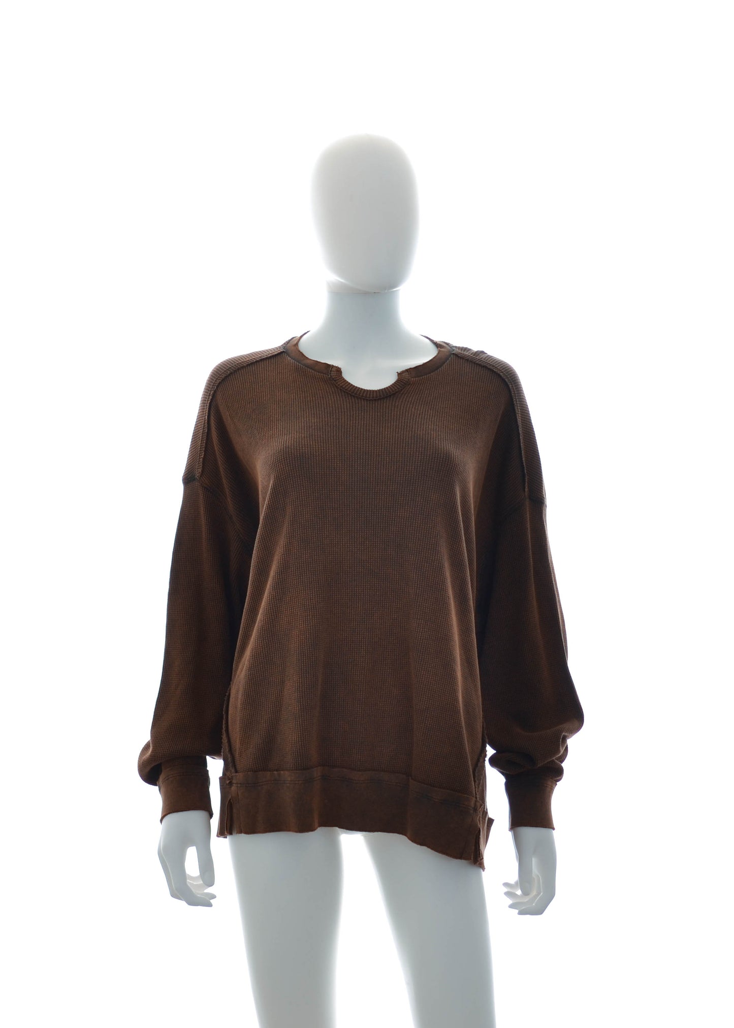 Arizona Chocolate Chip Waffle Cotton Sweatshirt