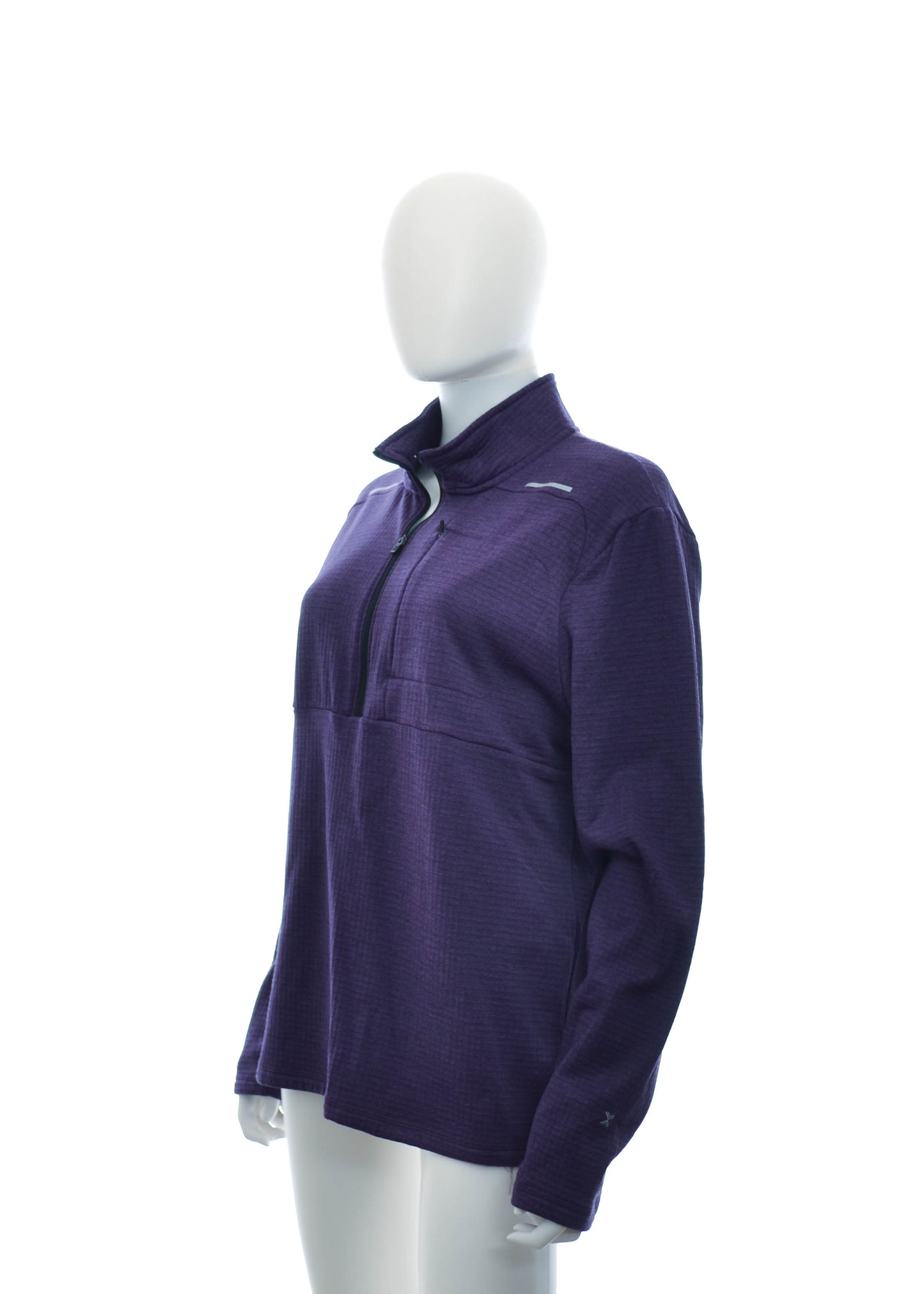 Xersion Purple Darkness Mock Neck Sweatshirt