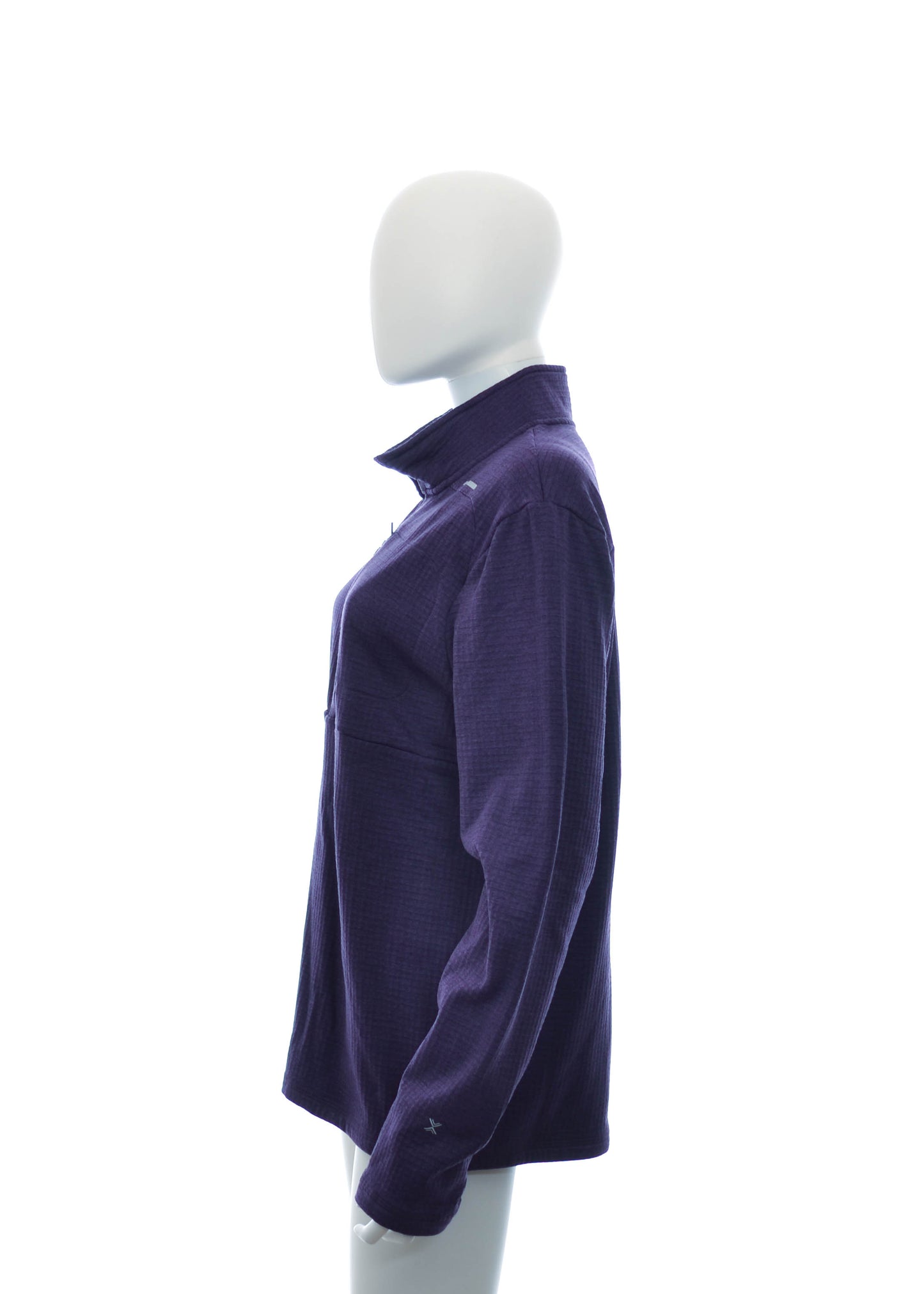 Xersion Purple Darkness Mock Neck Sweatshirt