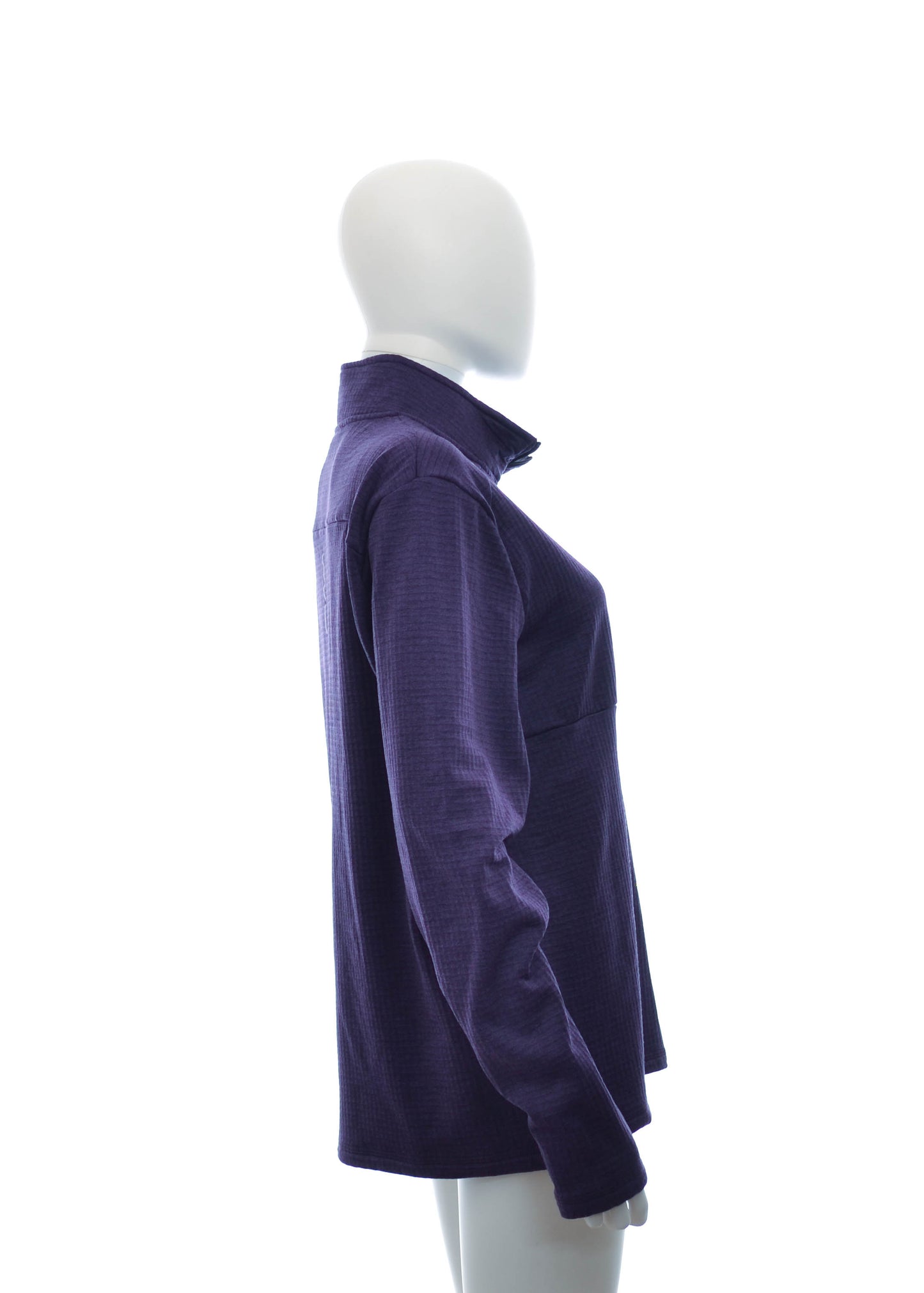 Xersion Purple Darkness Mock Neck Sweatshirt