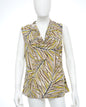 Tahari Print blouse