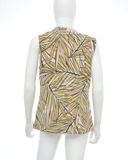 Tahari Print blouse