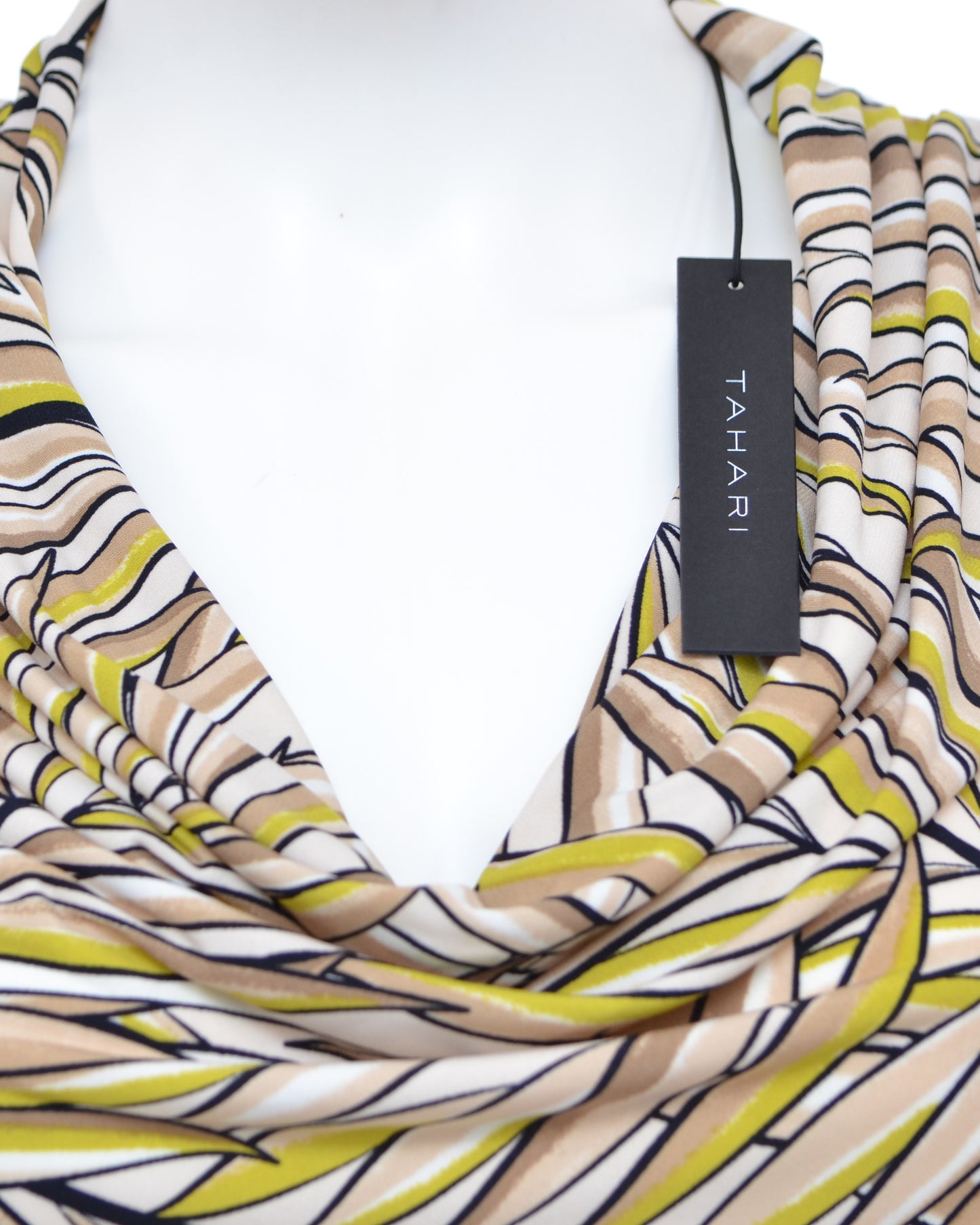 Tahari Print blouse