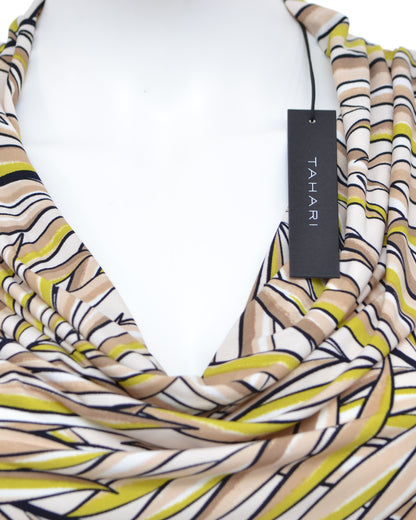 Tahari Print blouse