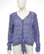 Karen Kane long sleeved sheer blouse