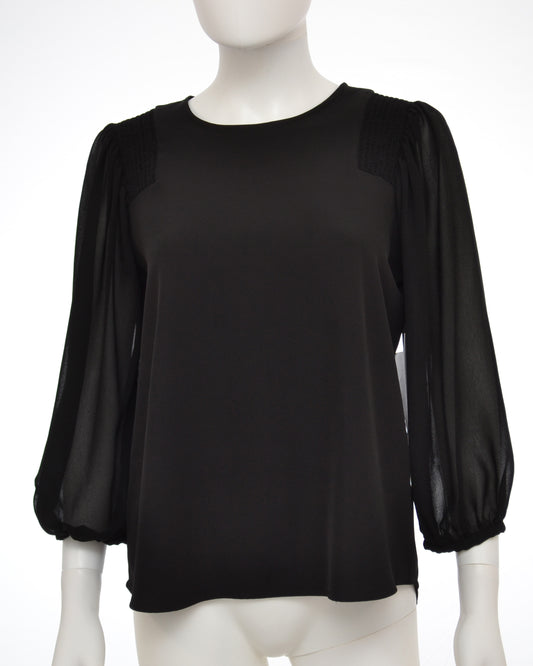 Calvin Klein Long sleeved sheer blouse