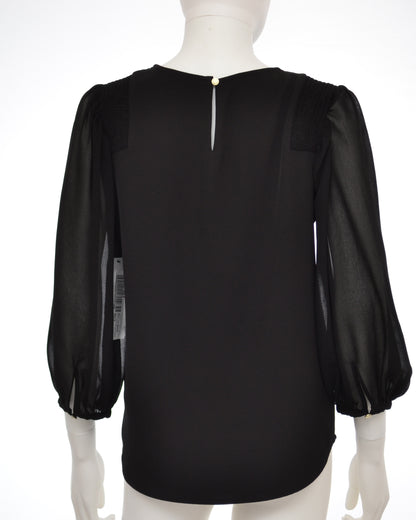 Calvin Klein Long sleeved sheer blouse