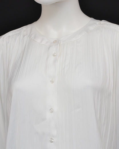 Calvin Klein Long sleeve pleated blouse