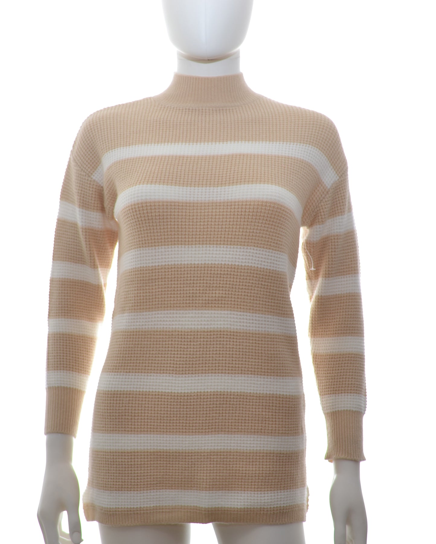 Copper Key cream and white street knit sweater