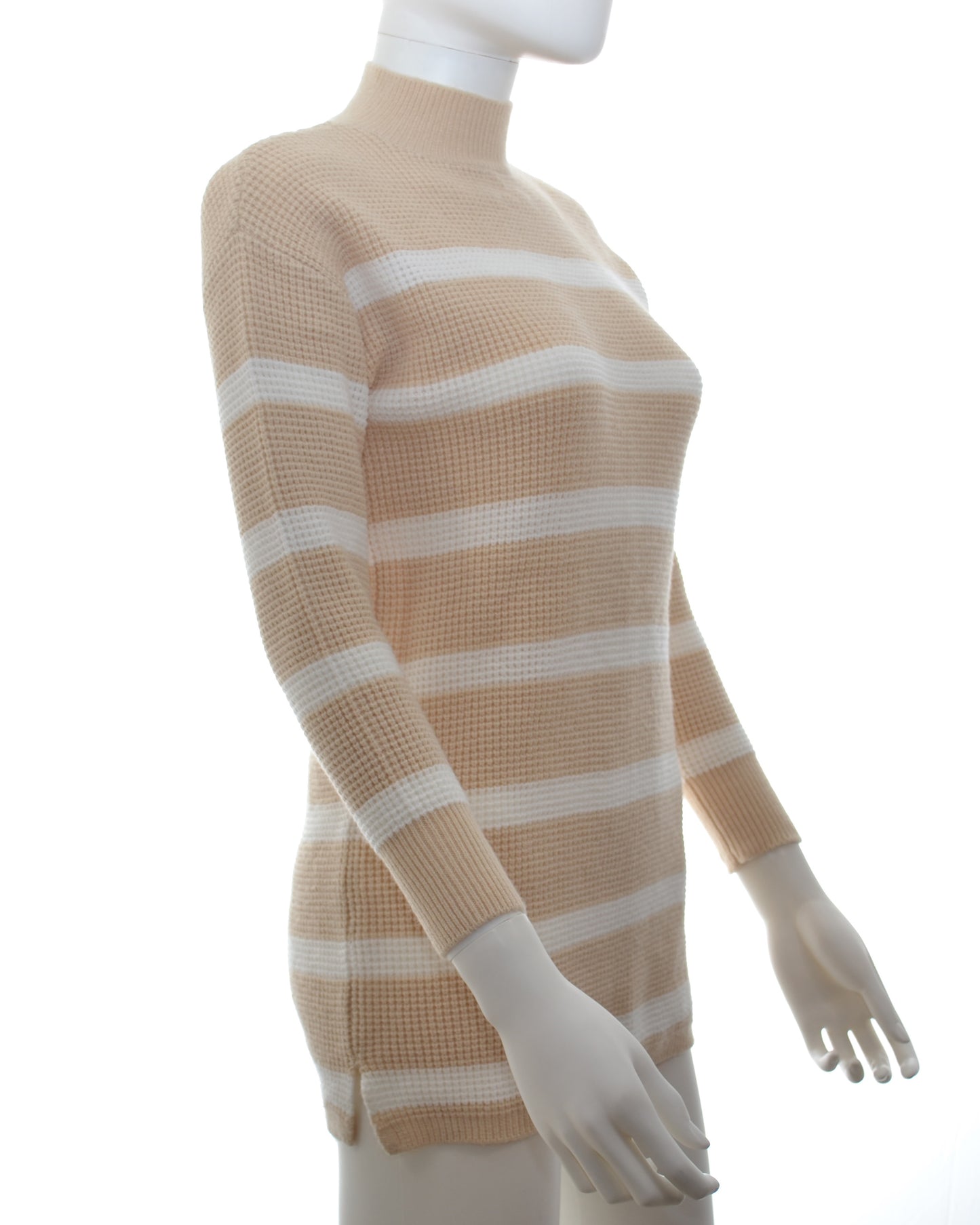 Copper Key cream and white street knit sweater