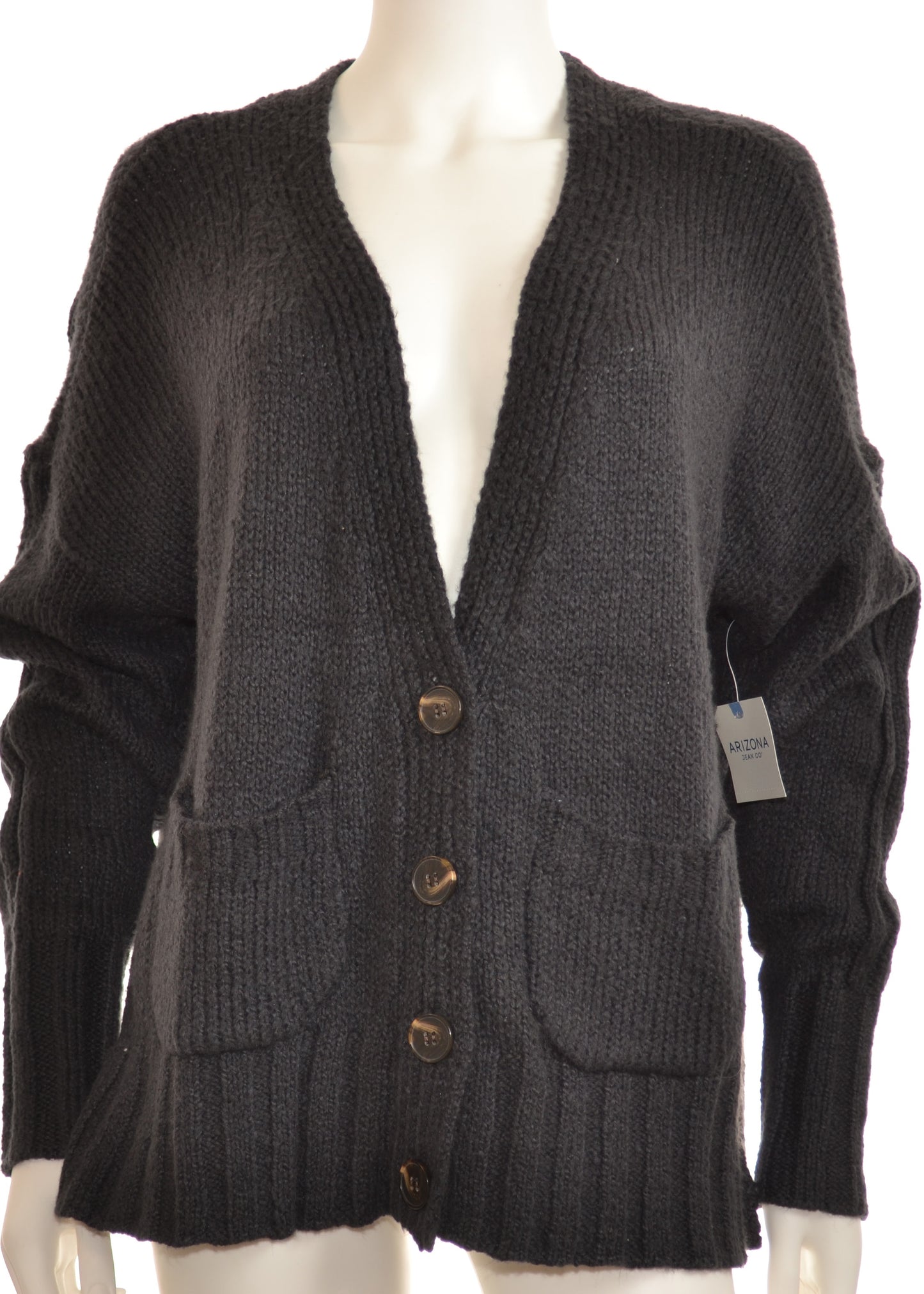 Arizona Grey Buttoned Cardigan