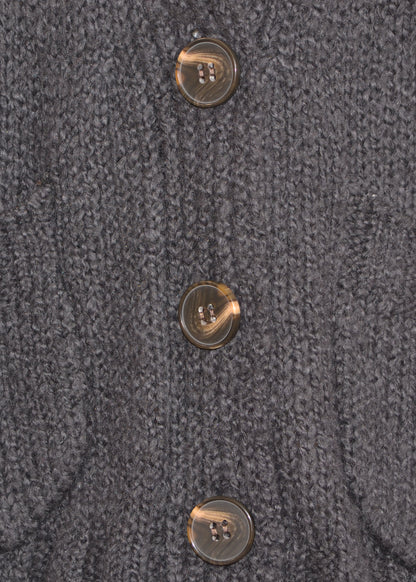 Arizona Grey Buttoned Cardigan