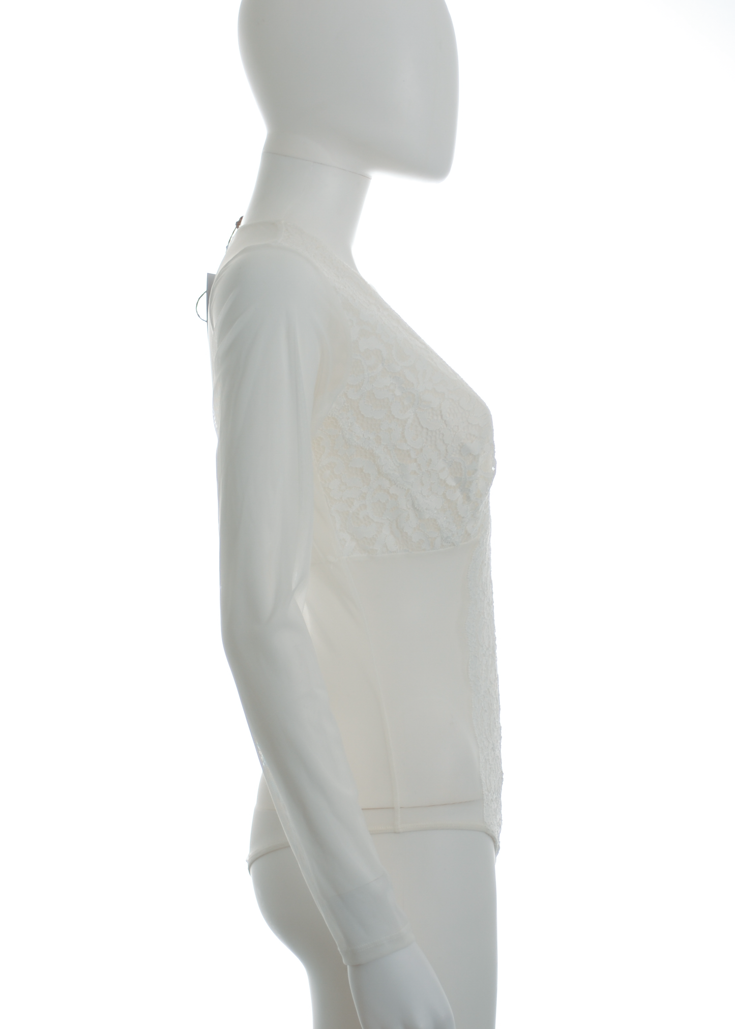 INC White Lace Bodysuit