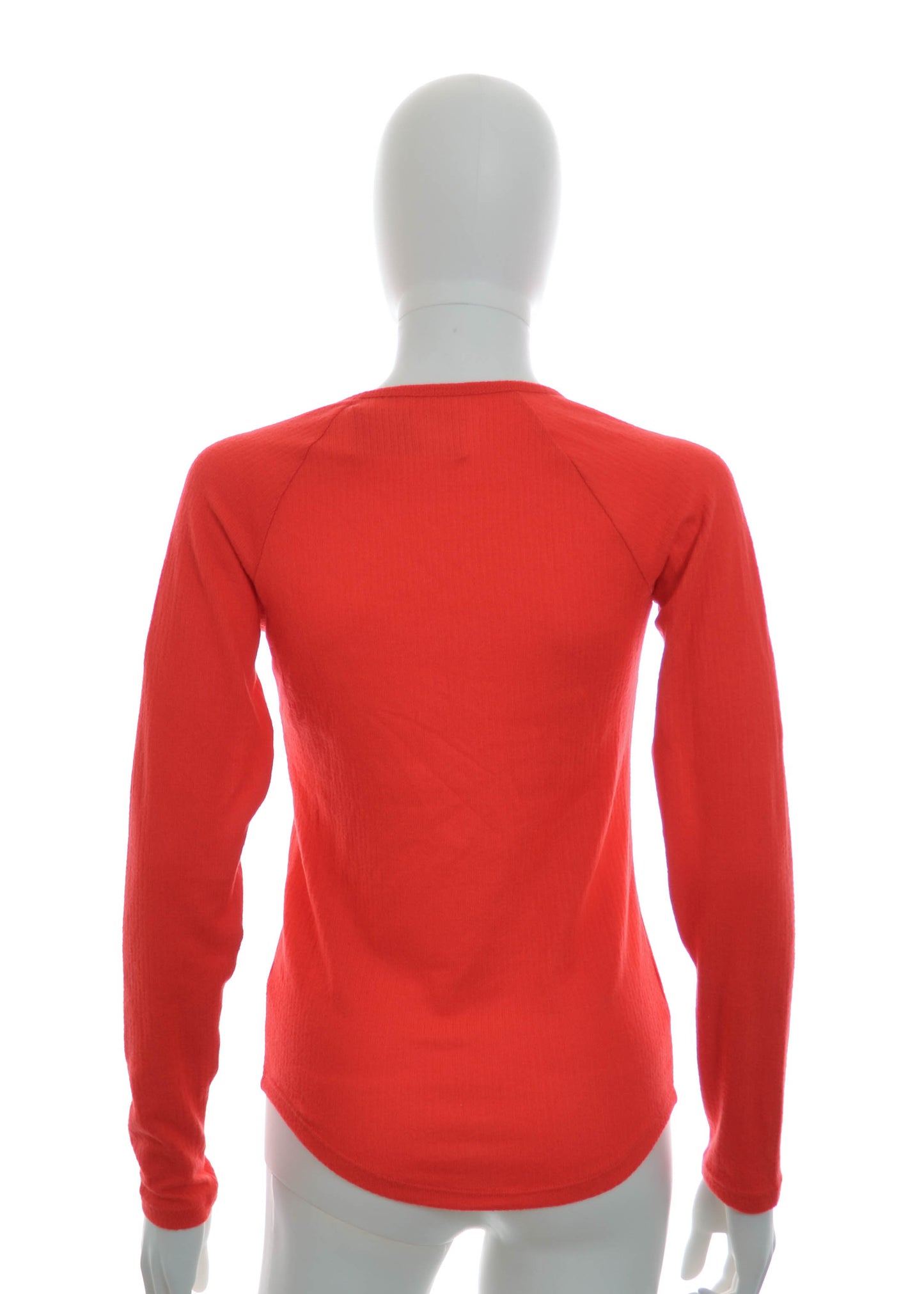 Jenni Split-Neck Ribbed Long Sleeve Knit Pajama Top