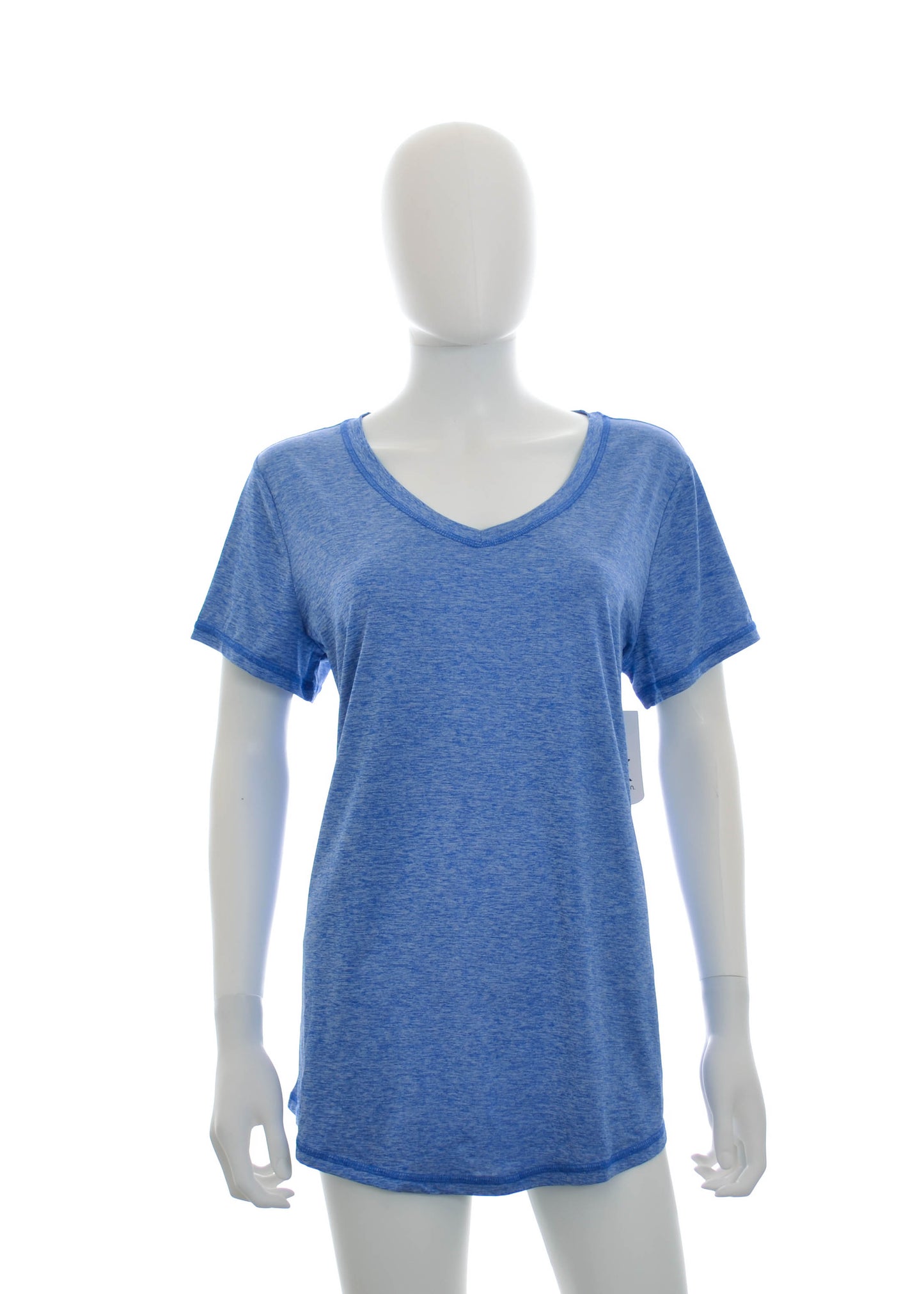 Xersion - L - Vneck Blue Tee