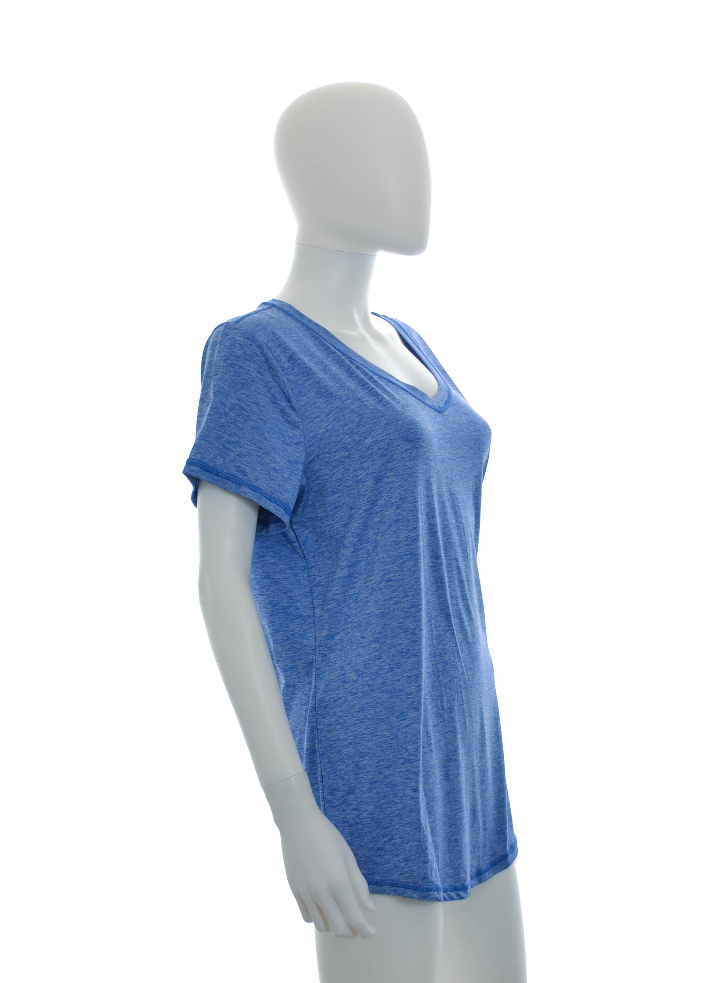 Xersion - L - Vneck Blue Tee