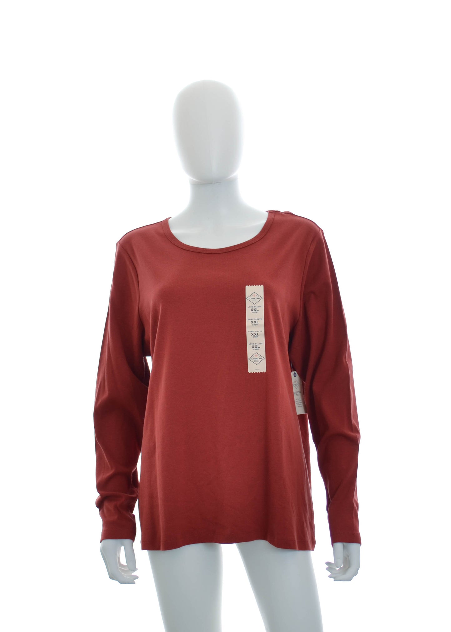 St. John's Bay - XXL - Rustic Brick - Essential Tee