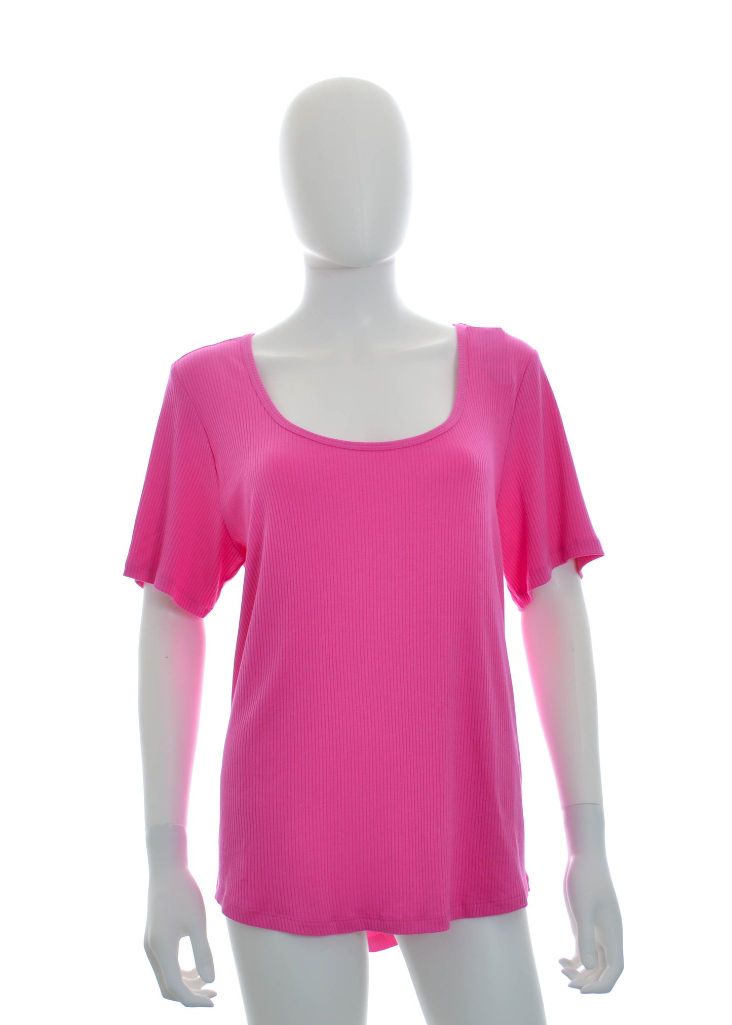 Jenni - XXL - Short Sleeve Pink Top