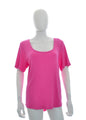 Jenni - XXL - Short Sleeve Pink Top
