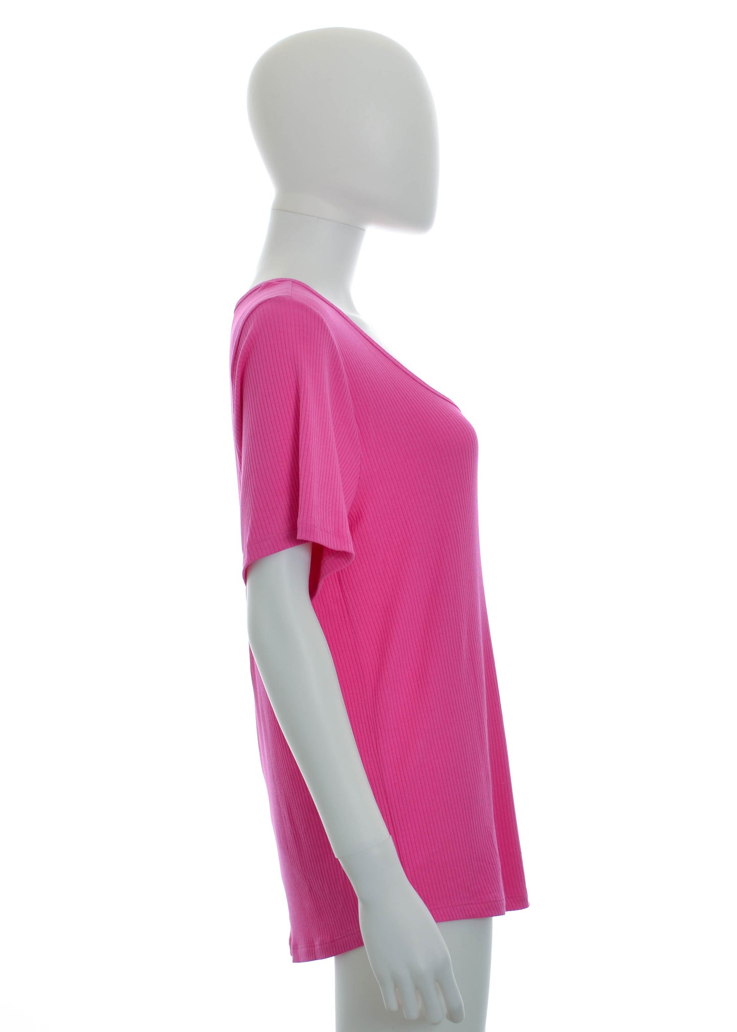 Jenni - XXL - Short Sleeve Pink Top