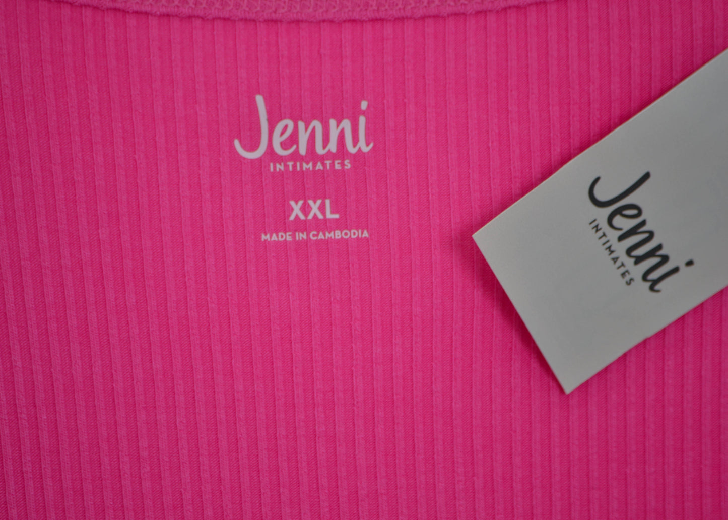Jenni - XXL - Short Sleeve Pink Top