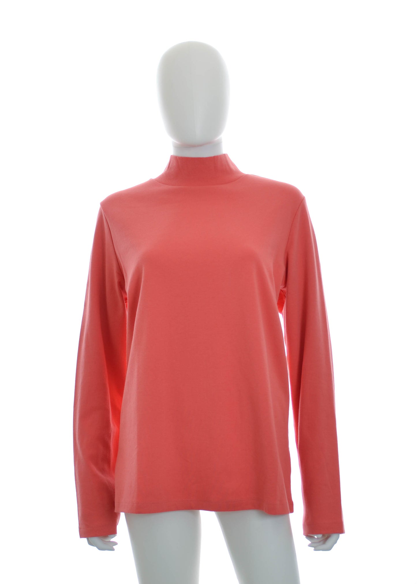 St. John's Bay - XXL - Long Sleeve Coral Essential MockNeck