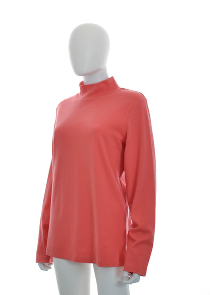 St. John's Bay - XXL - Long Sleeve Coral Essential MockNeck