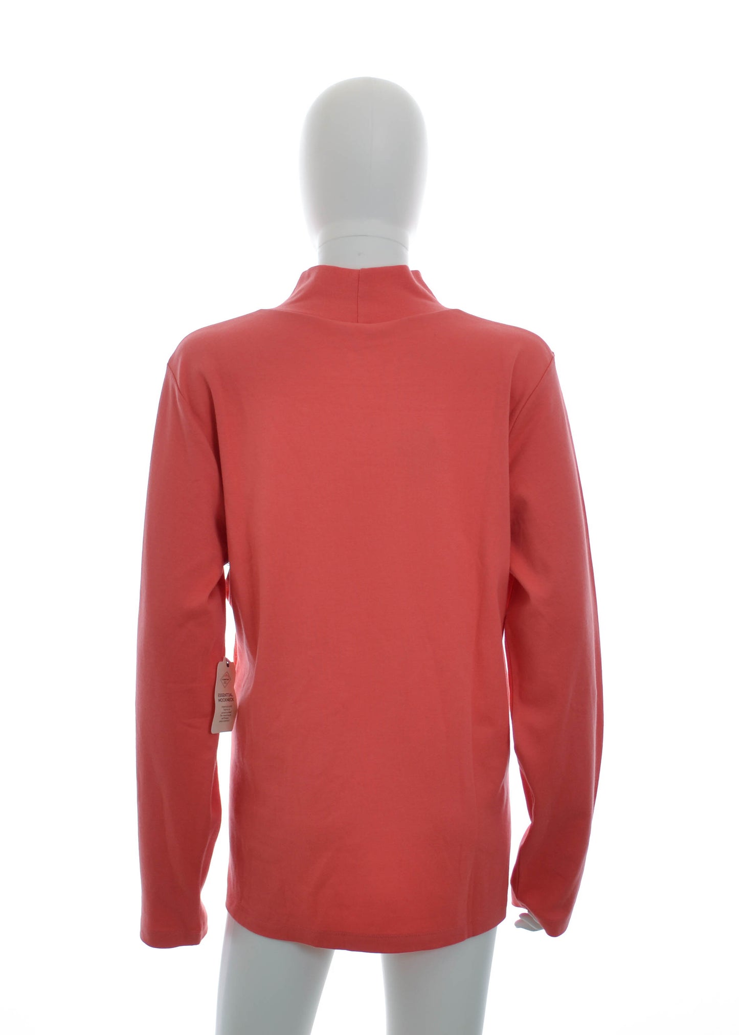 St. John's Bay - XXL - Long Sleeve Coral Essential MockNeck