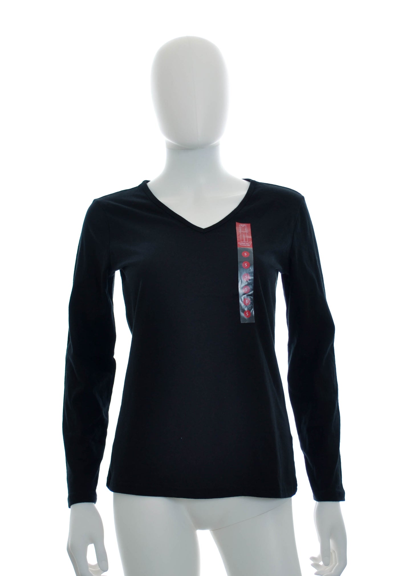Charter Club - S - Vneck Long Sleeve Pajama Top