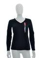 Charter Club - S - Vneck Long Sleeve Pajama Top