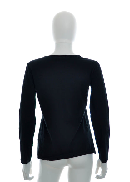 Charter Club - S - Vneck Long Sleeve Pajama Top
