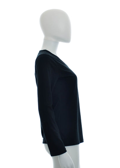 Charter Club - S - Vneck Long Sleeve Pajama Top