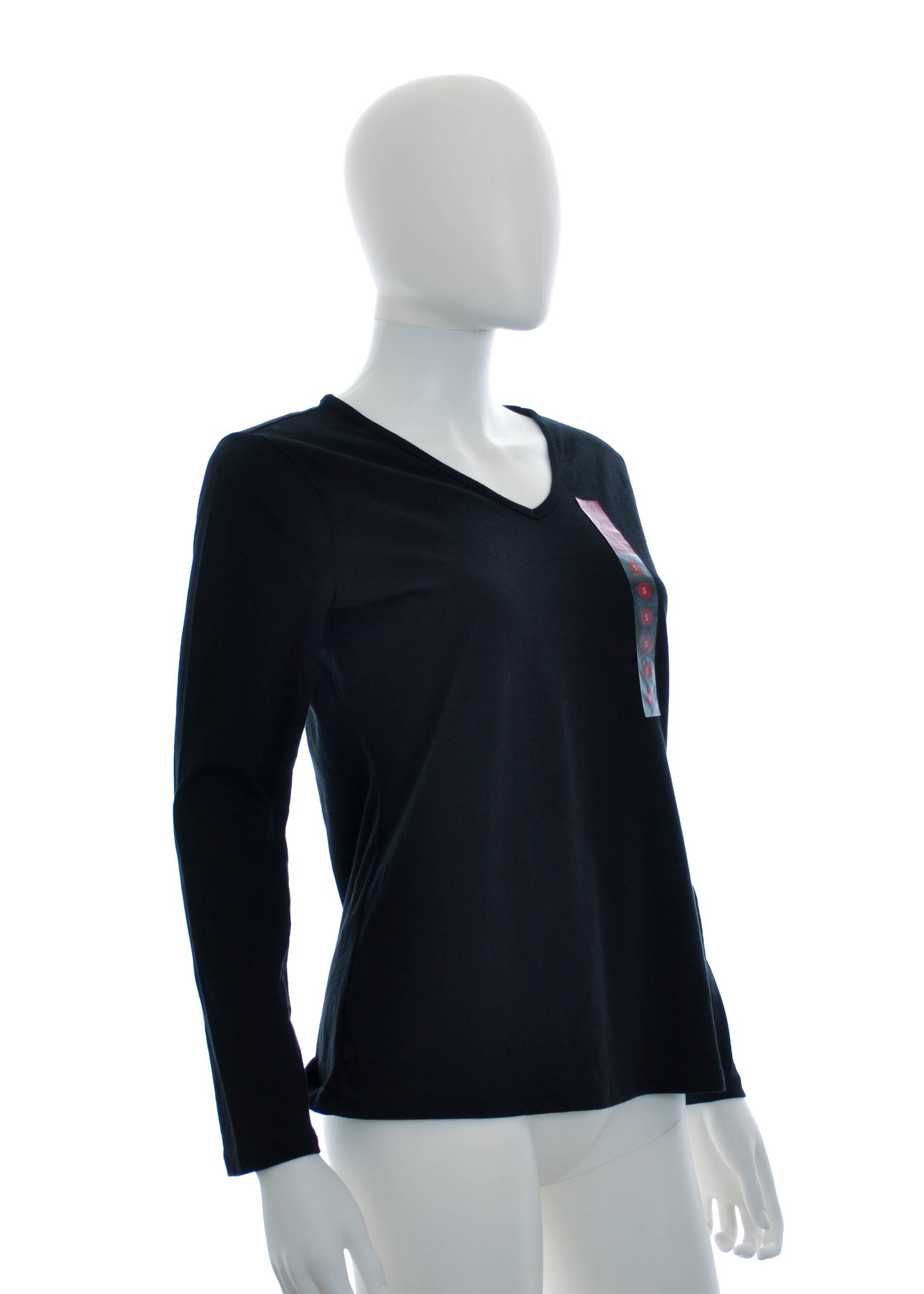 Charter Club - S - Vneck Long Sleeve Pajama Top