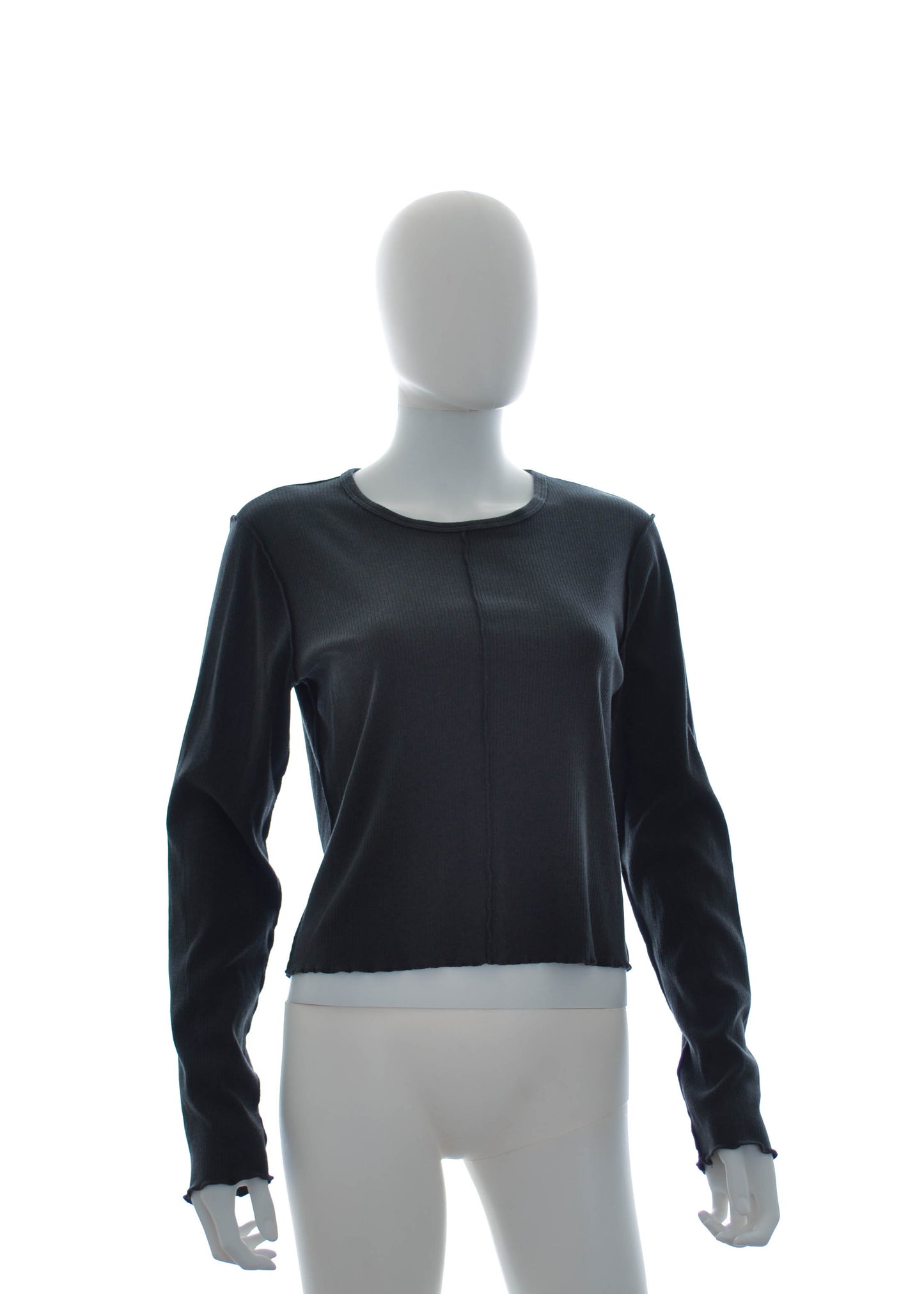 Arizona Phantom Gray Long Sleeve Round Neck Tshirt