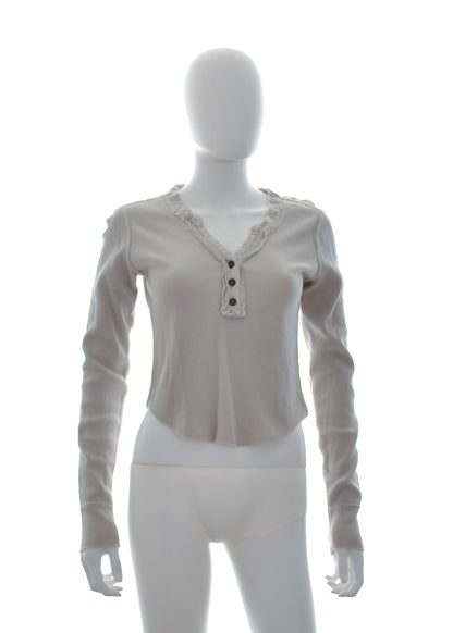 Arizona Pebble Beach Long Sleeve Waffle Knit Shirt