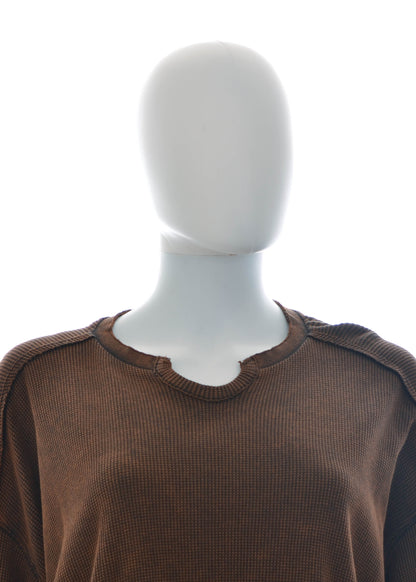 Arizona Chocolate Chip Waffle Cotton Sweatshirt