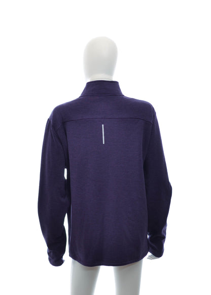 Xersion Purple Darkness Mock Neck Sweatshirt